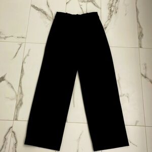 Jcrew Full-length Sydney wide-leg pant in four-season stretch (black size 4)